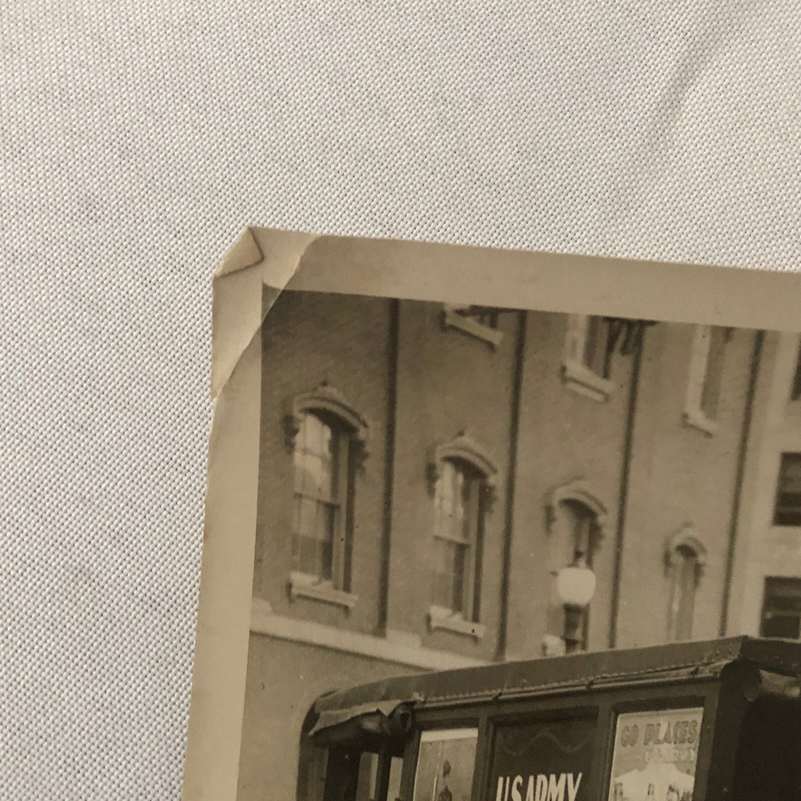 Military Photo Photograph Army Recruiting Truck 1933 Underwood & Underwood Photo