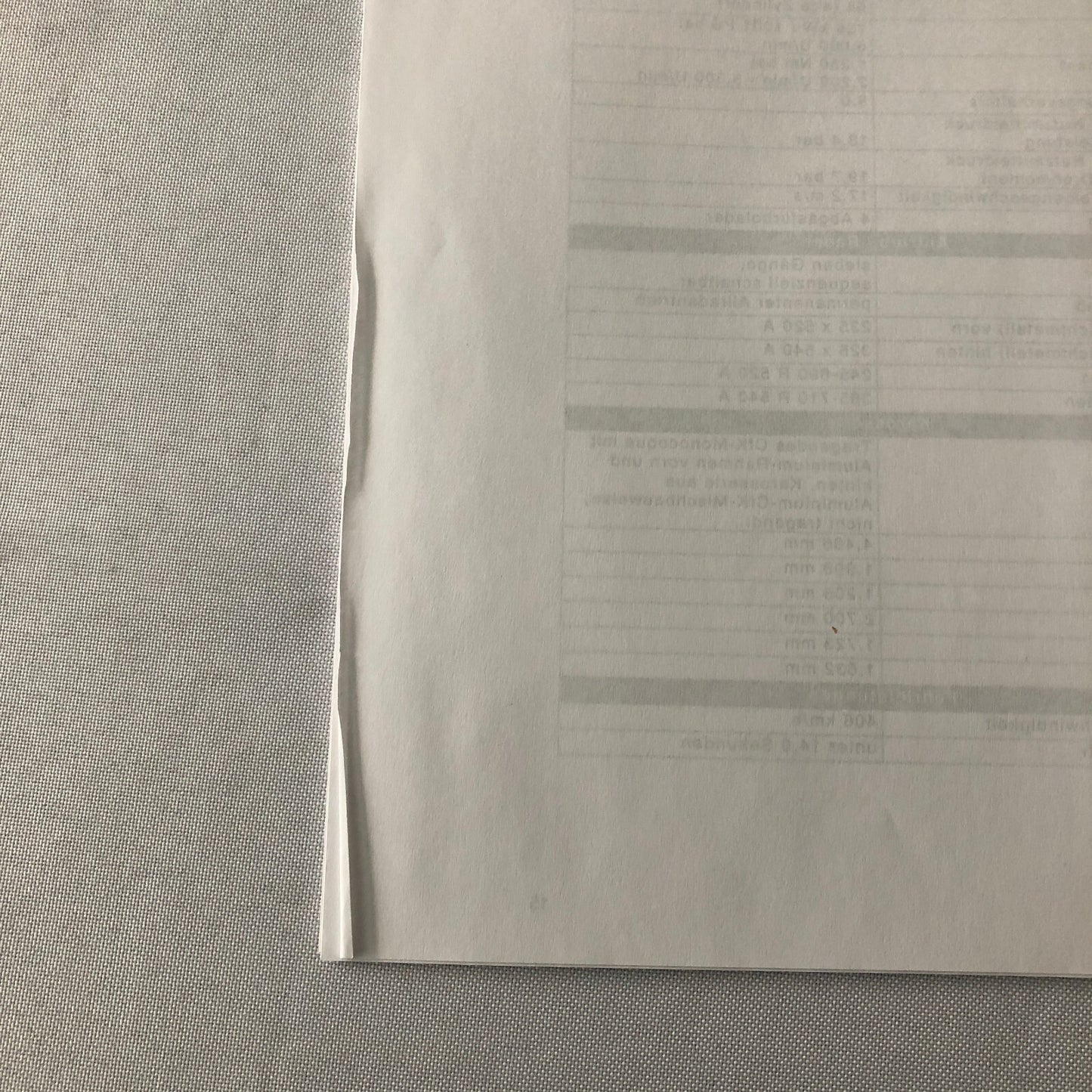 Bugatti Veyron Press Kit Brochure Photos 2002 German Text