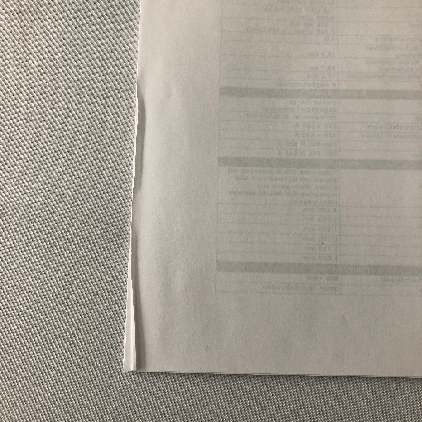 Bugatti Veyron Press Kit Brochure Photos 2002 German Text