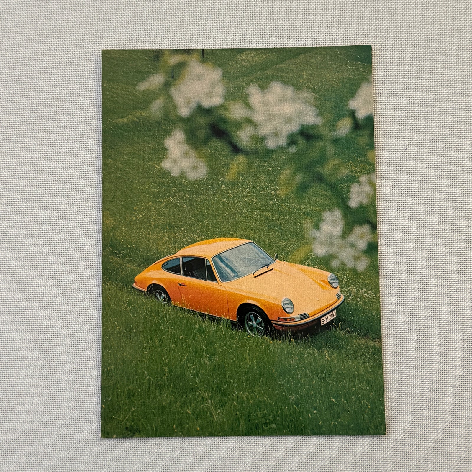 Vintage Porsche 911 S Advertising Postcard Post Card