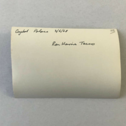 Vintage Car Racing Photo Photograph  1968 Crystal Palace Tecno Racing Team Car