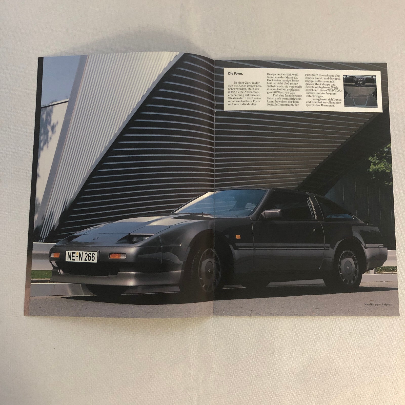 Vintage Nissan 300ZX Turbo Kat Sales Brochure Catalog GERMAN TEXT 300 ZX