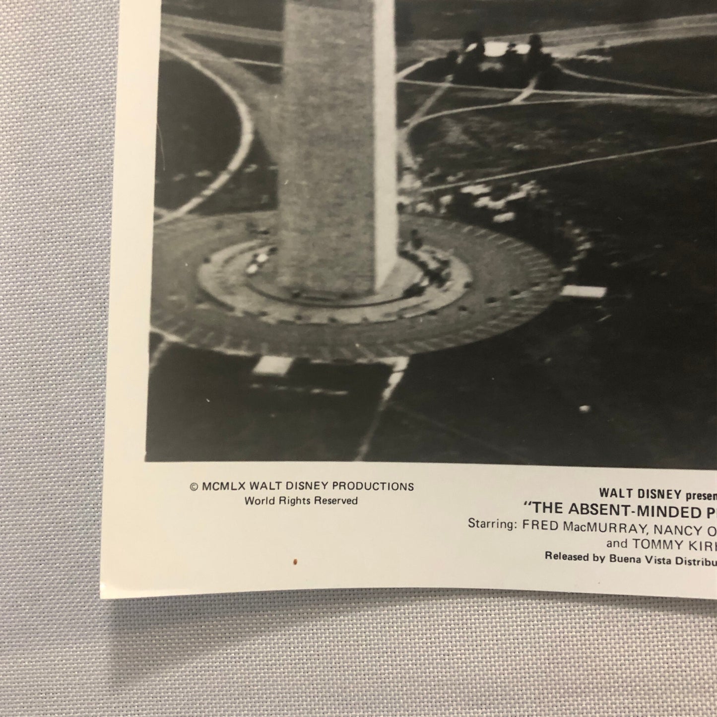 Walt Disney The Absent Minded Professor Press Photo Photograph