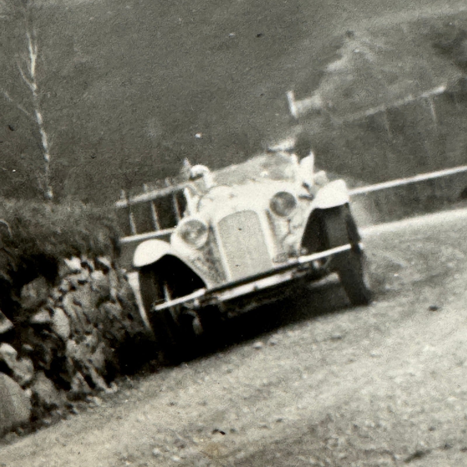 Vintage Real Photo Postcard Post Card RPPC Automobile Car