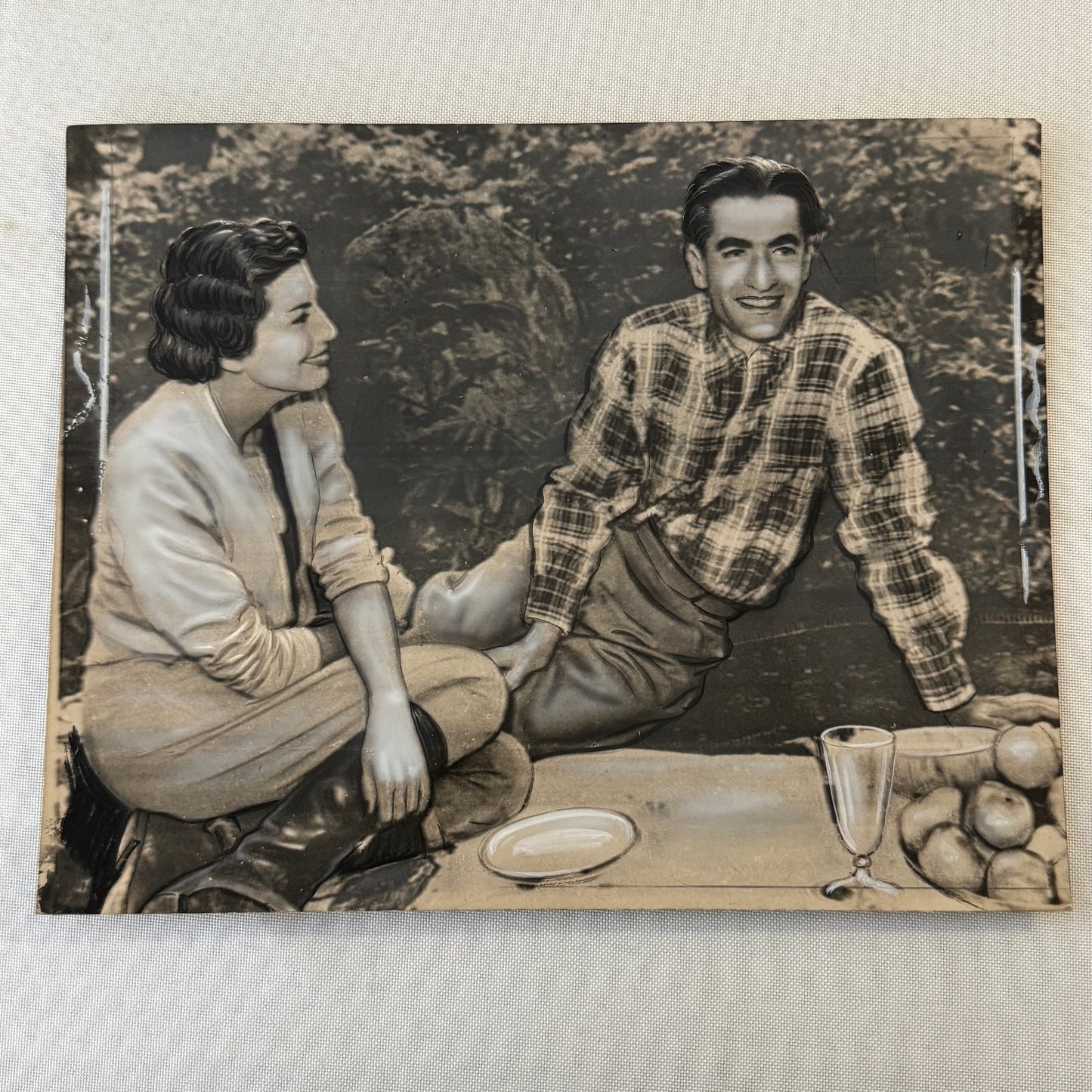 Shah of Persia Mohammad Reza Empress Soraya Vintage Press Photo Photograph Iran