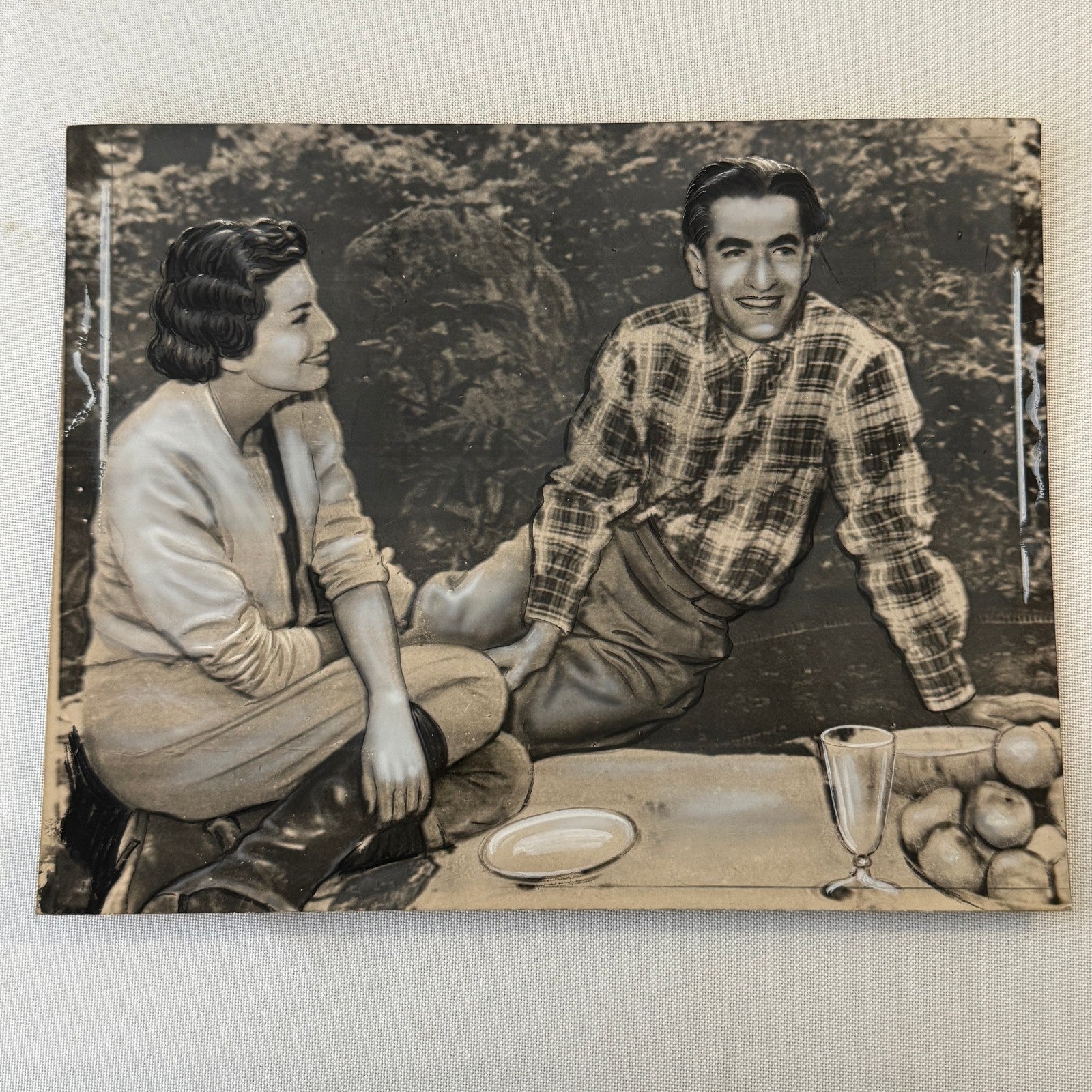 Shah of Persia Mohammad Reza Empress Soraya Vintage Press Photo Photograph Iran