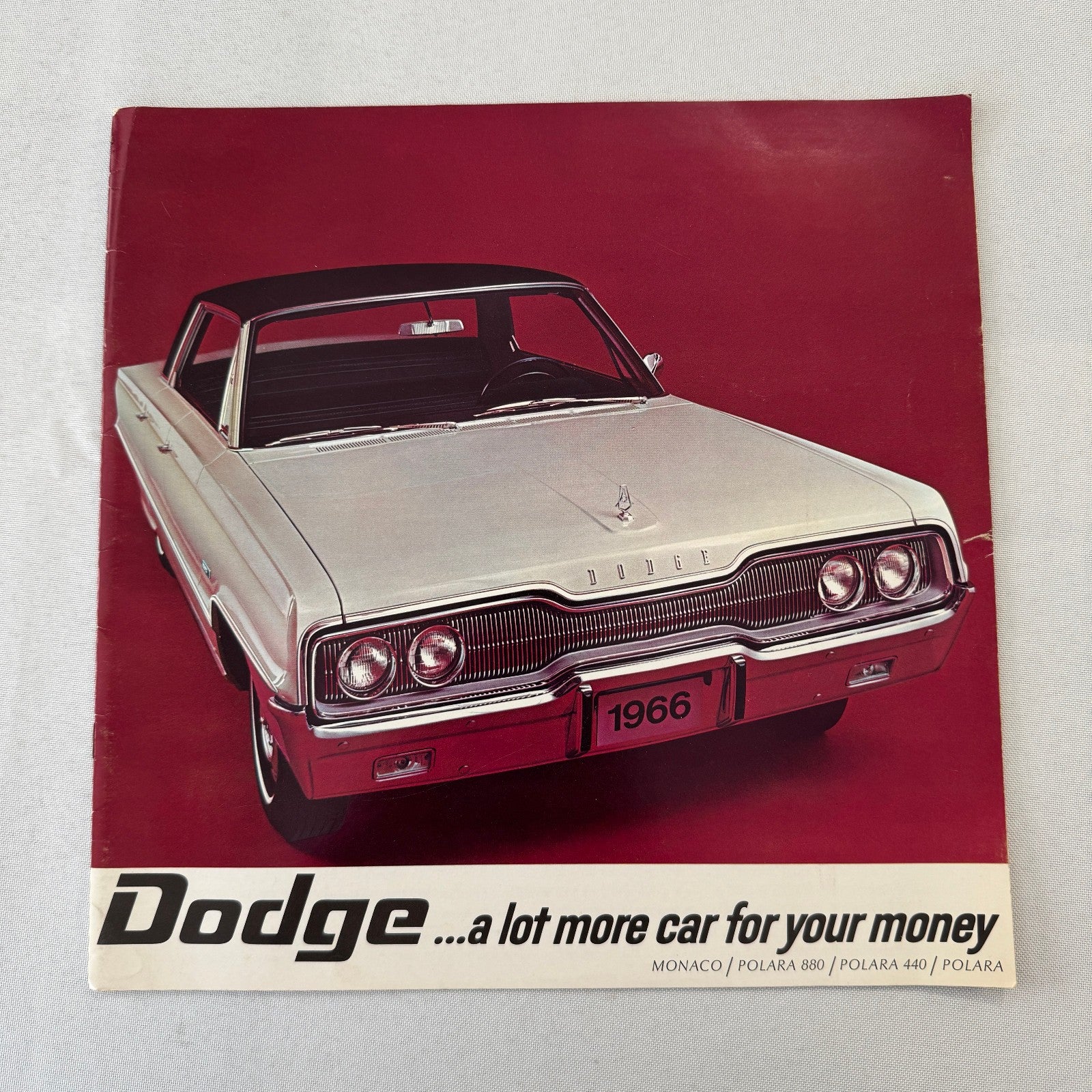 1966 Dodge Car Sales Brochure Catalog Monaco Polara 880 440 Vintage Automobile