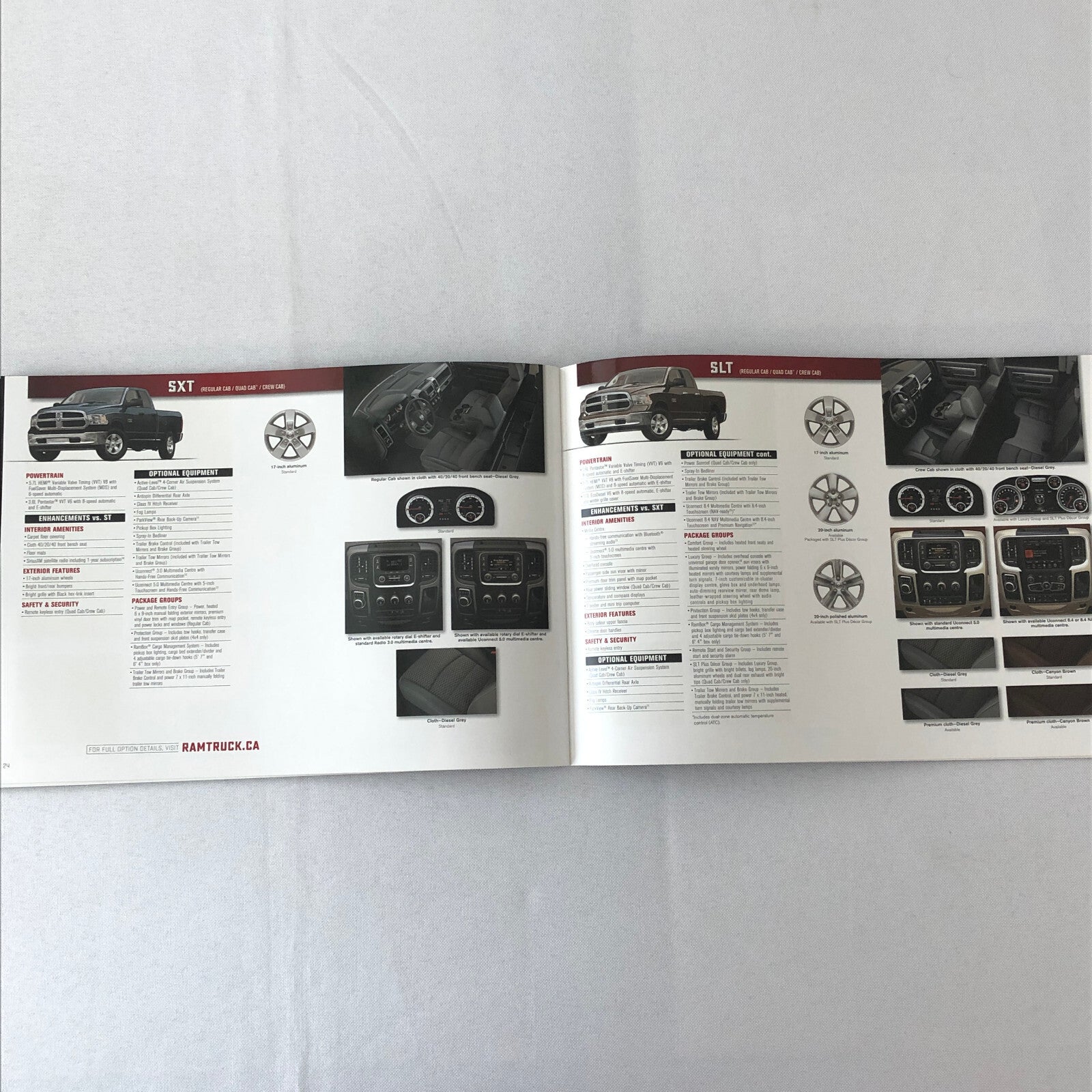 2017 Dodge Ram 1500 Pickup Sales Brochure Catalog Outdoorsman Laramie Sport +