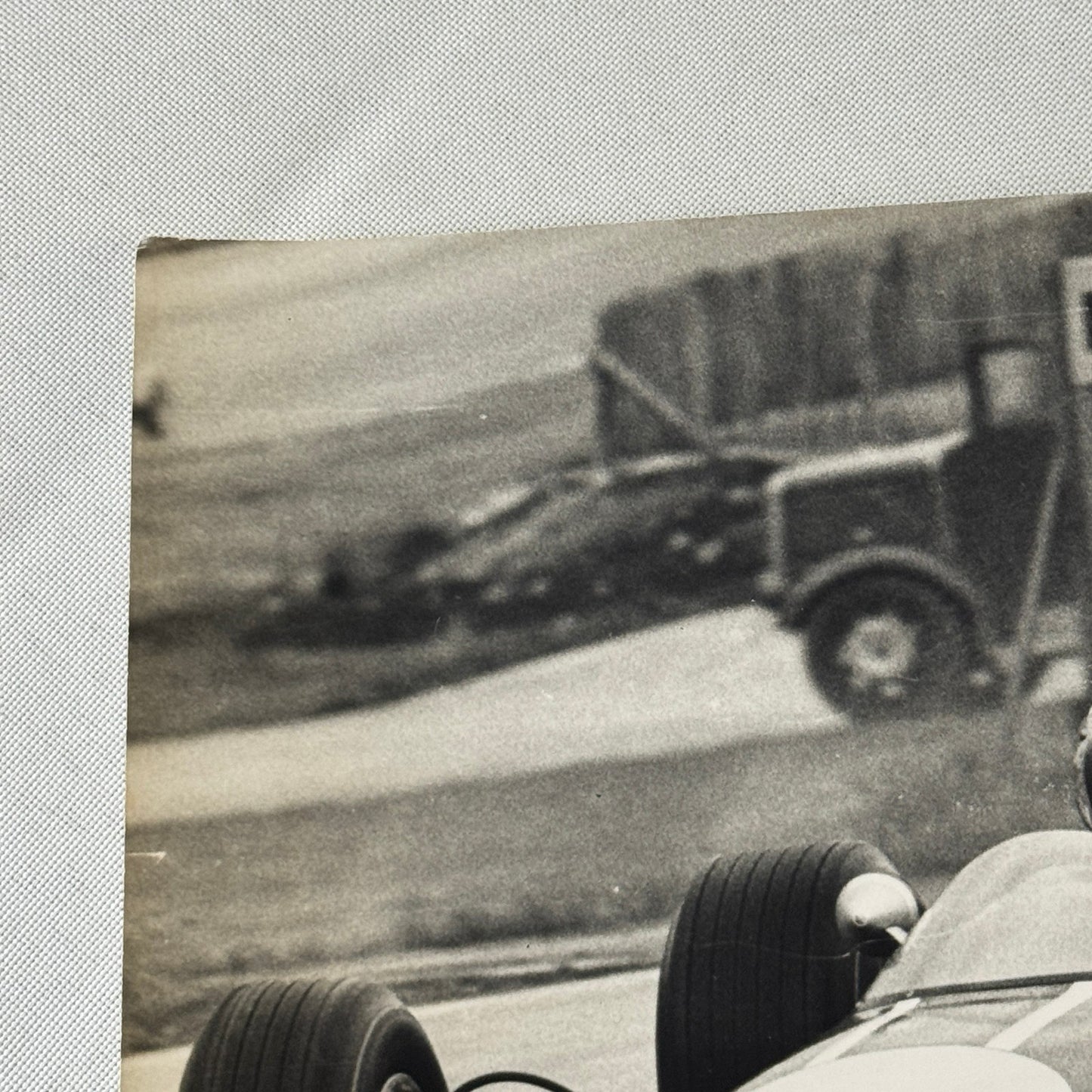 Juan Manuel Fangio Son Cacho Fangio Brands Hatch UK Press Photo Photograph