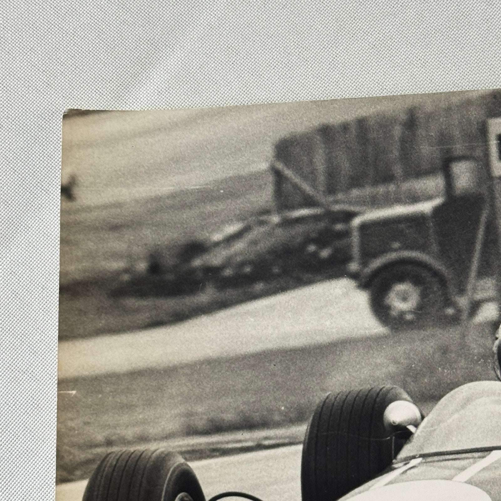 Juan Manuel Fangio Son Cacho Fangio Brands Hatch UK Press Photo Photograph