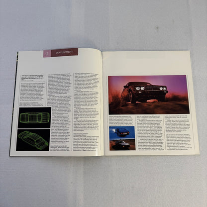 1987 Jaguar XJ6 and XJ6 Sovereign Car Sales Brochure Catalog Advertising Vintage