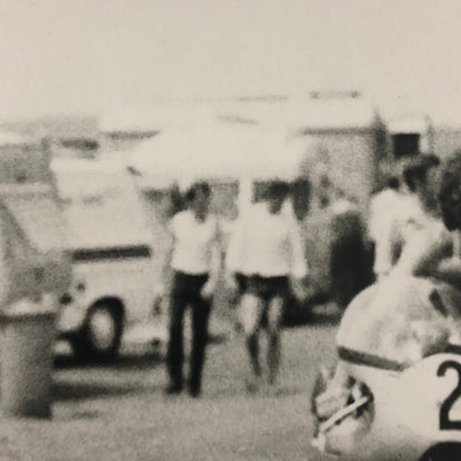 Vintage Motorcycle Racing Photo photograph Print Matchless 1971 Germany