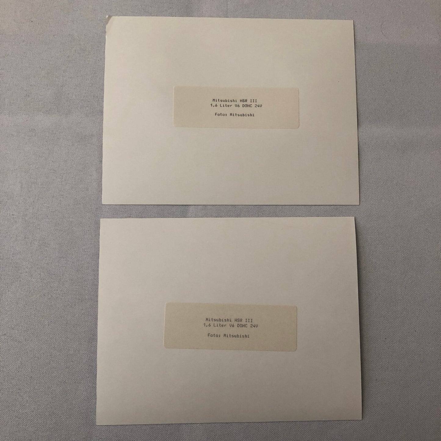 Mitsubishi HSR III Concept Car Photo Photograph Lot of 2