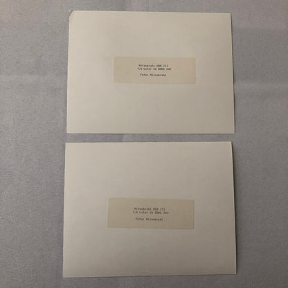Mitsubishi HSR III Concept Car Photo Photograph Lot of 2