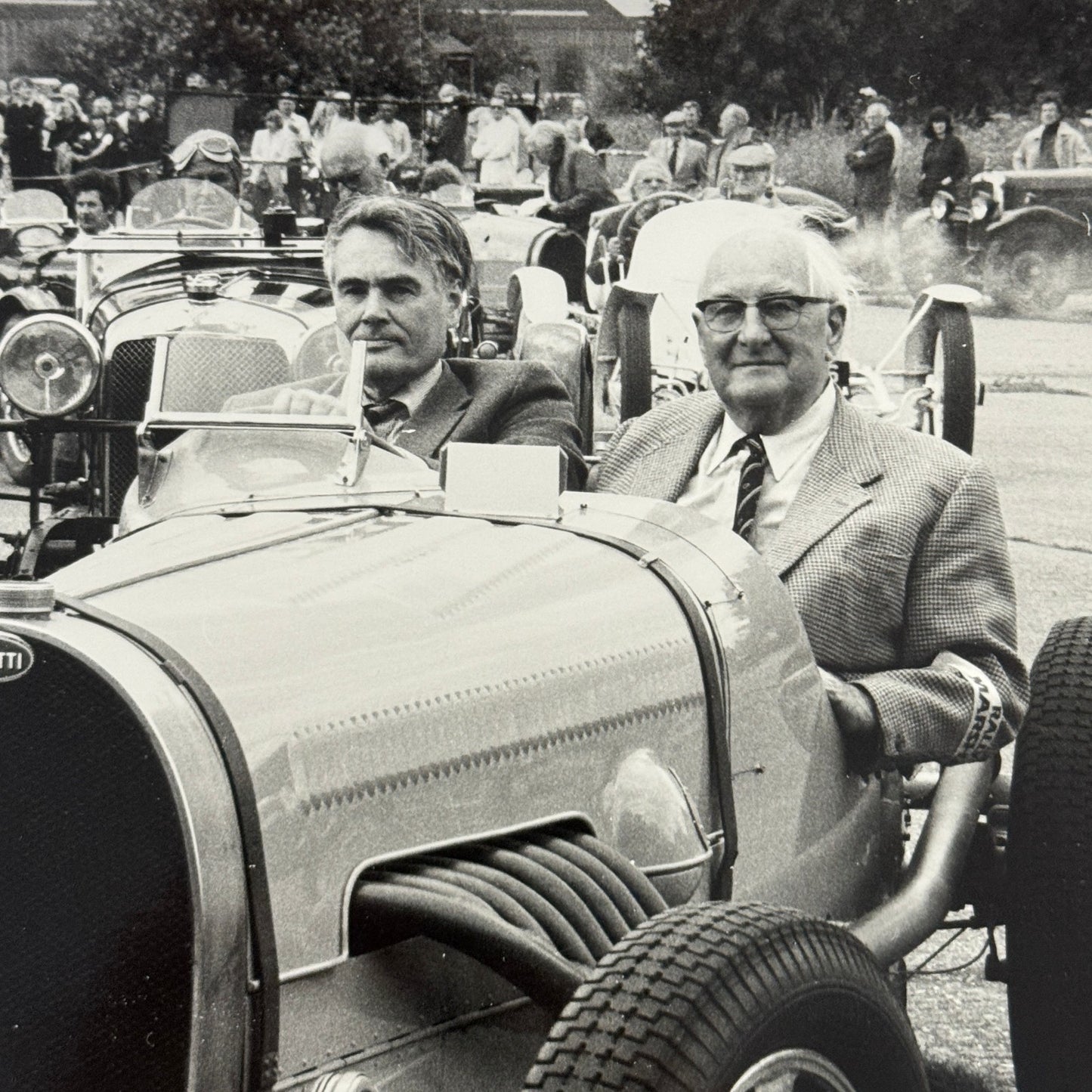 Vintage Bugatti Racing Car Photo Photograph Historic Event Modern Print