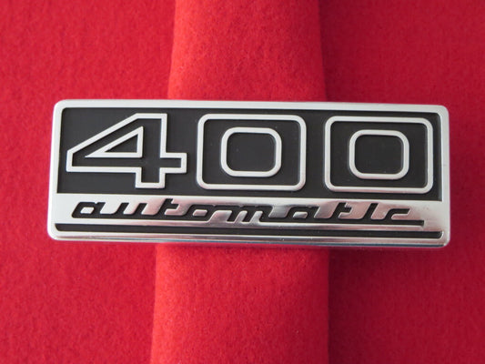 Ferrari 400 Automatic Badge Emblem Script Logo - Authentic Factory Original 