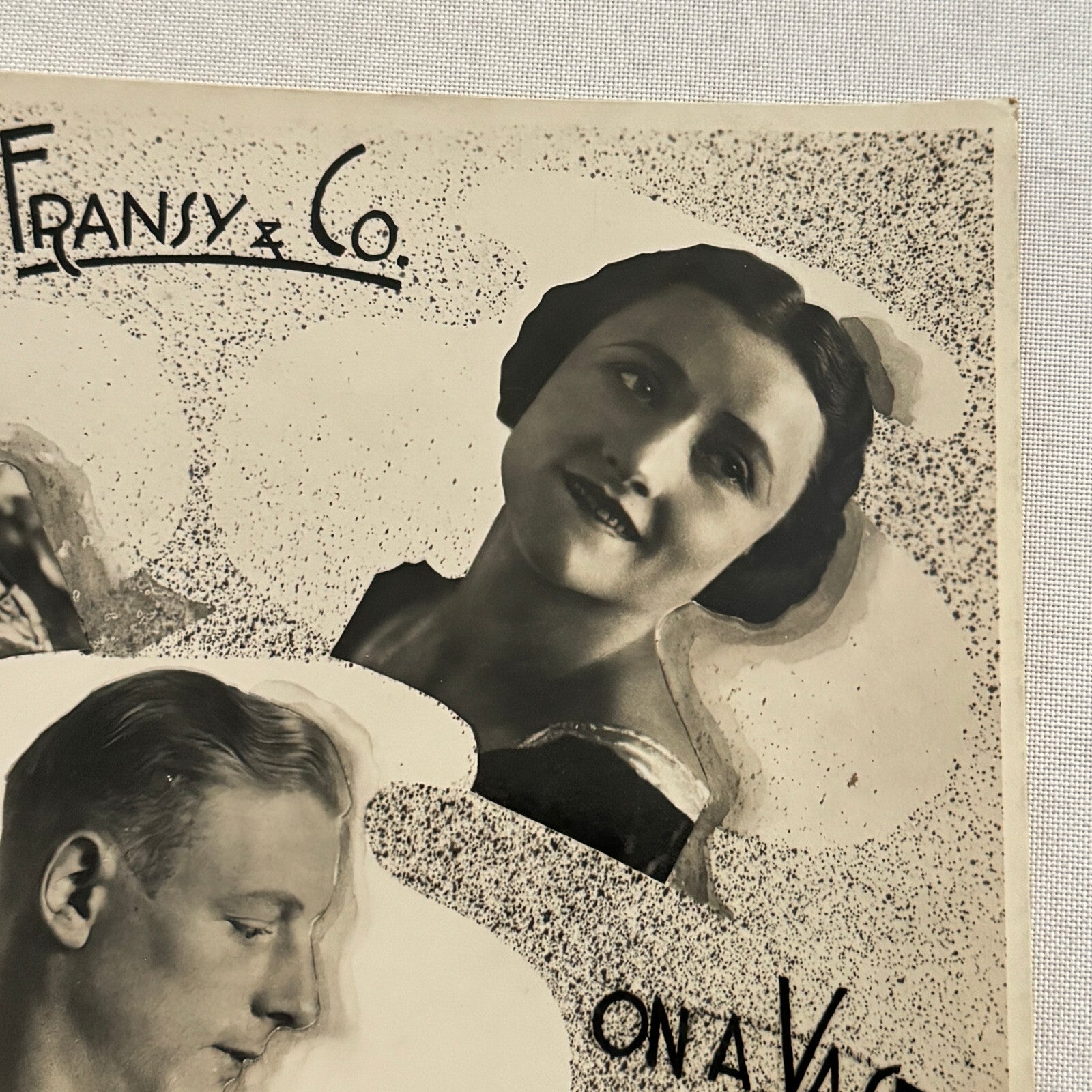 Vintage Circus Acrobat Variety Act Photo Photograph Fransy and Company