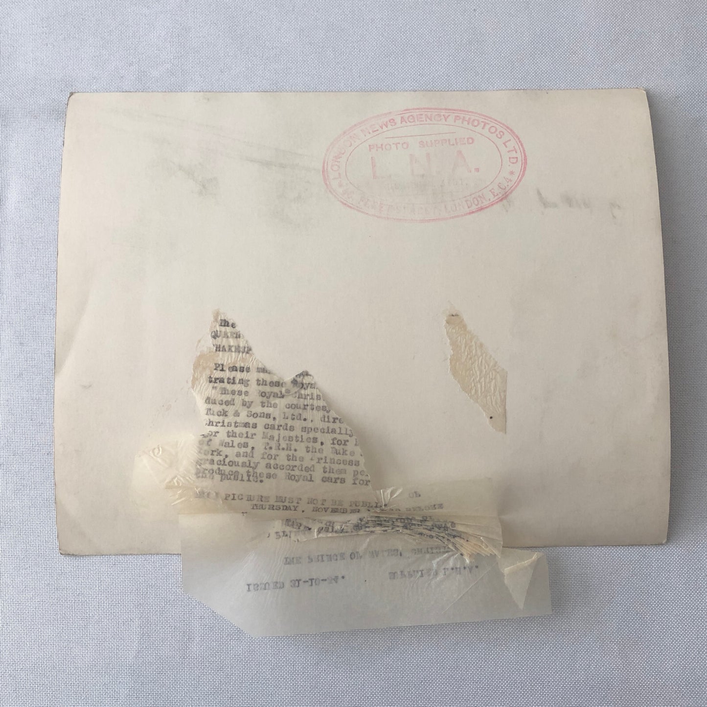 Vintage Press Photo Photograph Painting Art Piece London News Agency LNA 1934