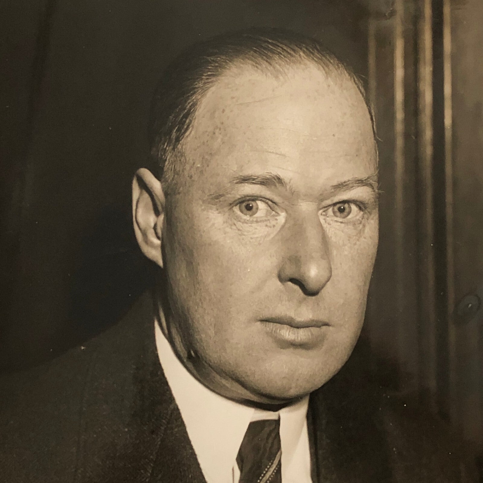 Press Photo Photograph Justice Judge John Warren Hill Mayor Laguardia