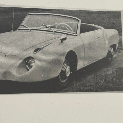 Custom Coachbuilder Car Photo Photograph Possibly Spohn Volkswagen Unidentified