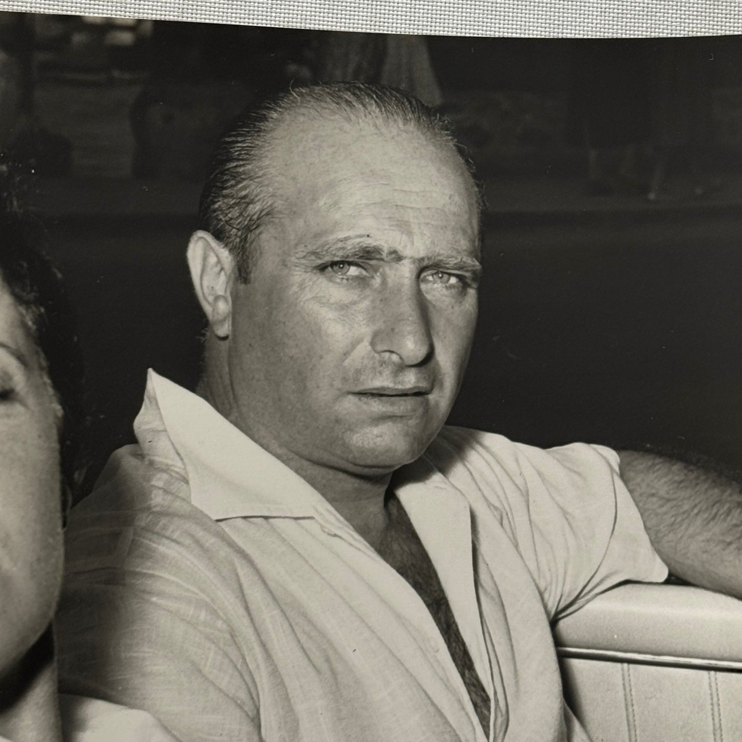 Juan Manuel Fangio Retirement Vacation Holiday Italian Press Photo F1 Racing