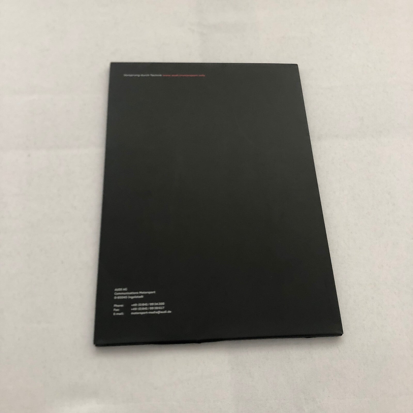 2009 Audi R15 TDI Press Kit Le Mans Sebring Racing Car Brochure CD