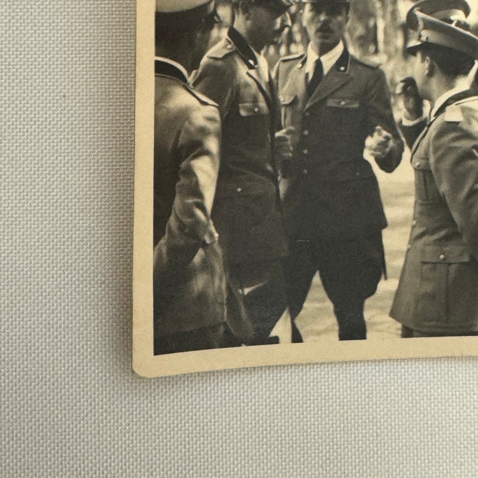 Mille Miglia Racing Photo Men in Military Uniform Italy Italian Photograph