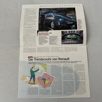 2000 Renault Next Factory Brochure Magazine German Text Concept Cars
