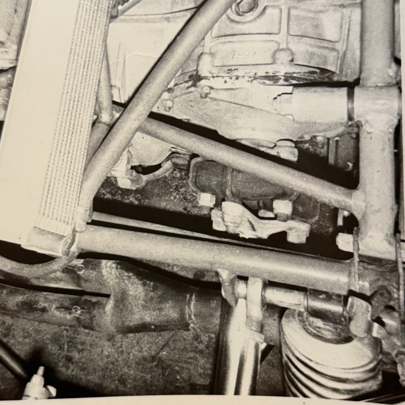 Vintage Car Racing Photo Photograph Print Engine Motor