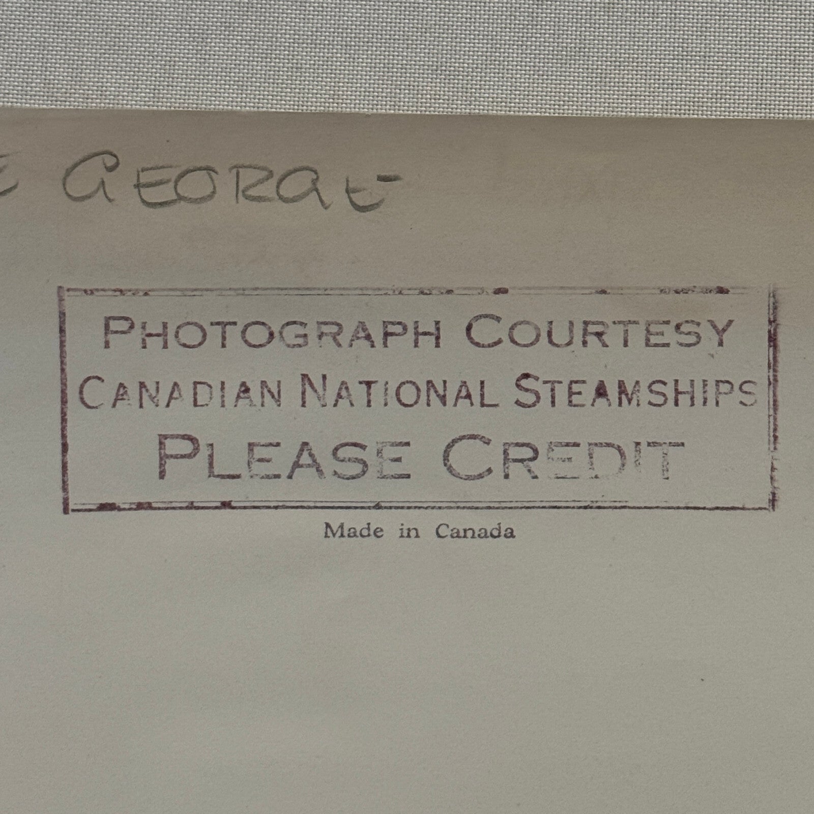 SS Prince George Canadian National Steamship Pacific Coast Service Vintage Photo