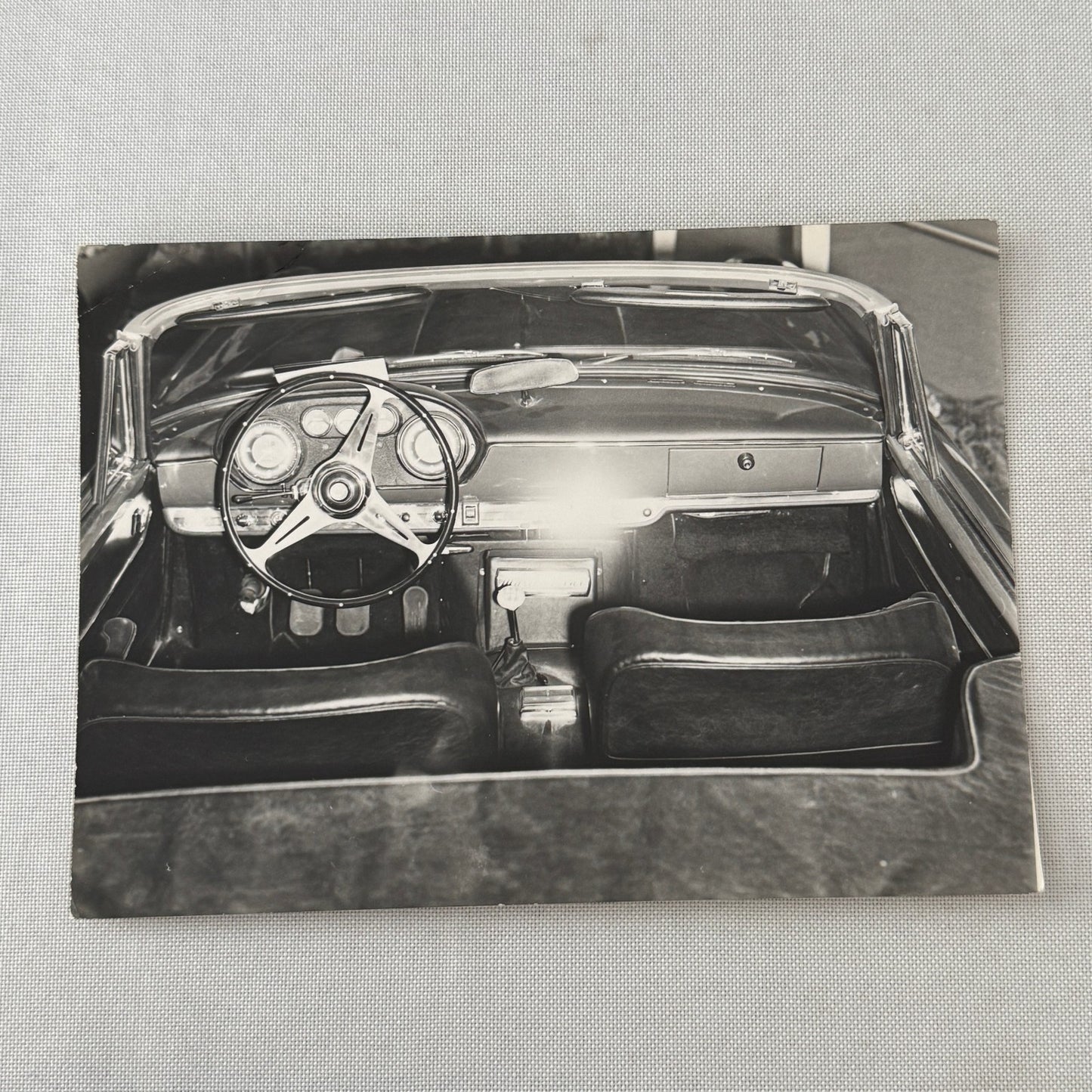 Vintage Maserati Car Interior Photo Photograph Print Coachbuilder