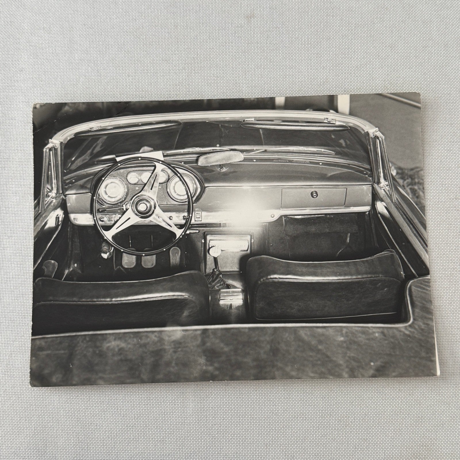 Vintage Maserati Car Interior Photo Photograph Print Coachbuilder