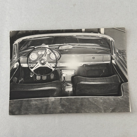 Vintage Maserati Car Interior Photo Photograph Print Coachbuilder