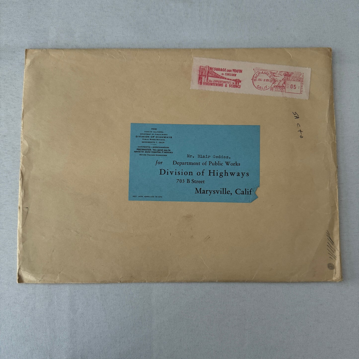 State of California Highway Lighting Vintage Urban Planning Photo Photograph Lot