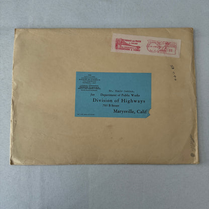 State of California Highway Lighting Vintage Urban Planning Photo Photograph Lot