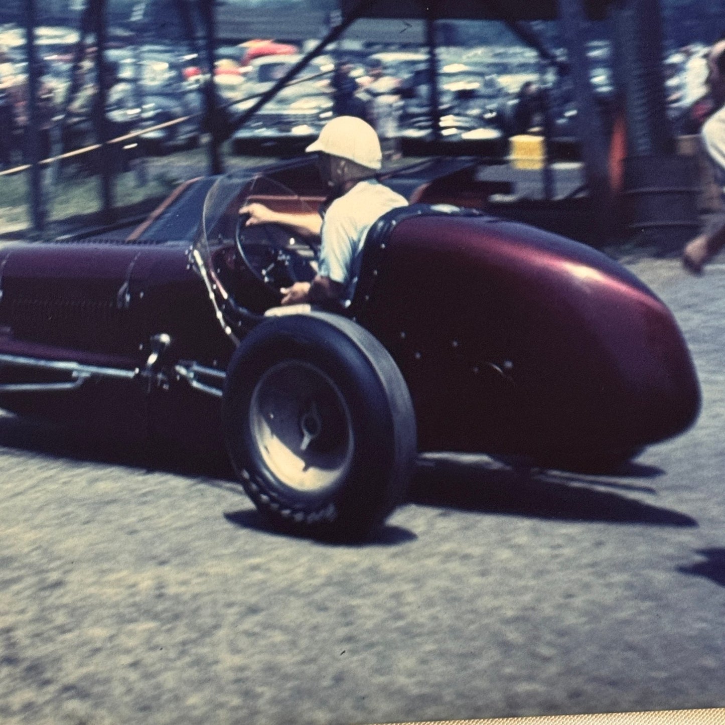 Vintage Racing Photo Photograph Unidentified Car MODERN PRINT