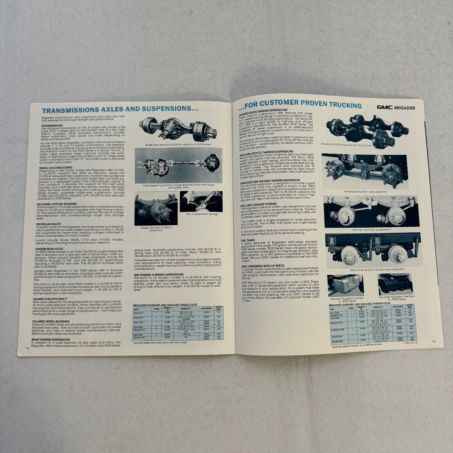 GMC Brigadier Truck Sales Brochure Catalog Advertising Vintage