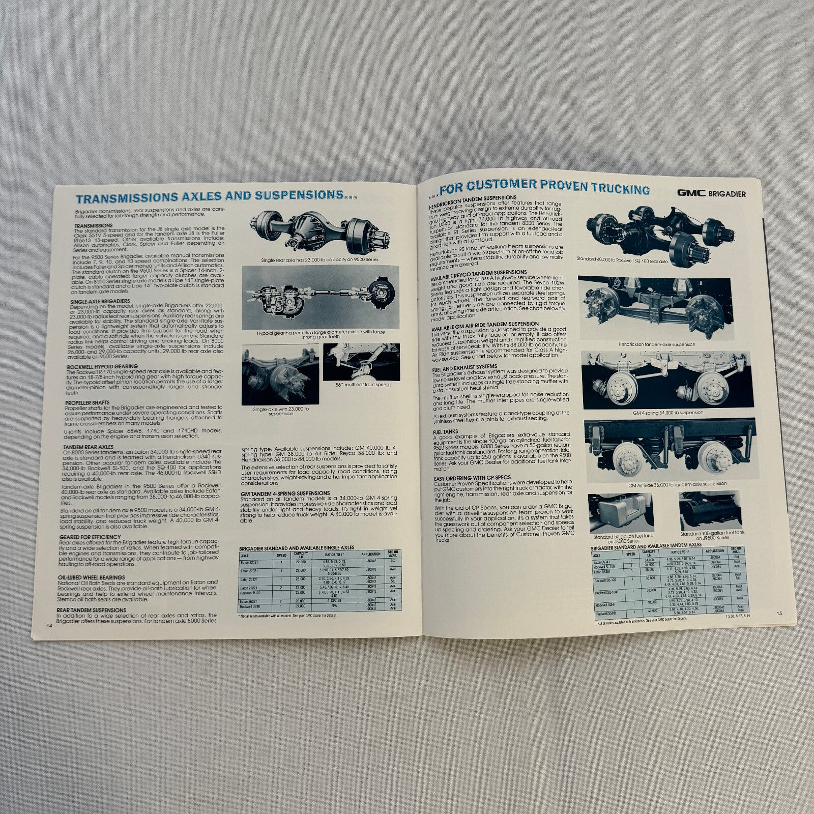 GMC Brigadier Truck Sales Brochure Catalog Advertising Vintage