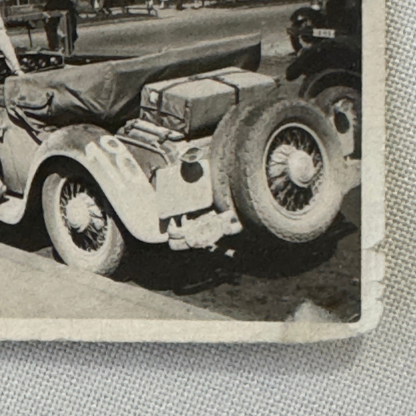 Vintage Car Roadster Snapshot Photo Photograph Print Women with Automobile