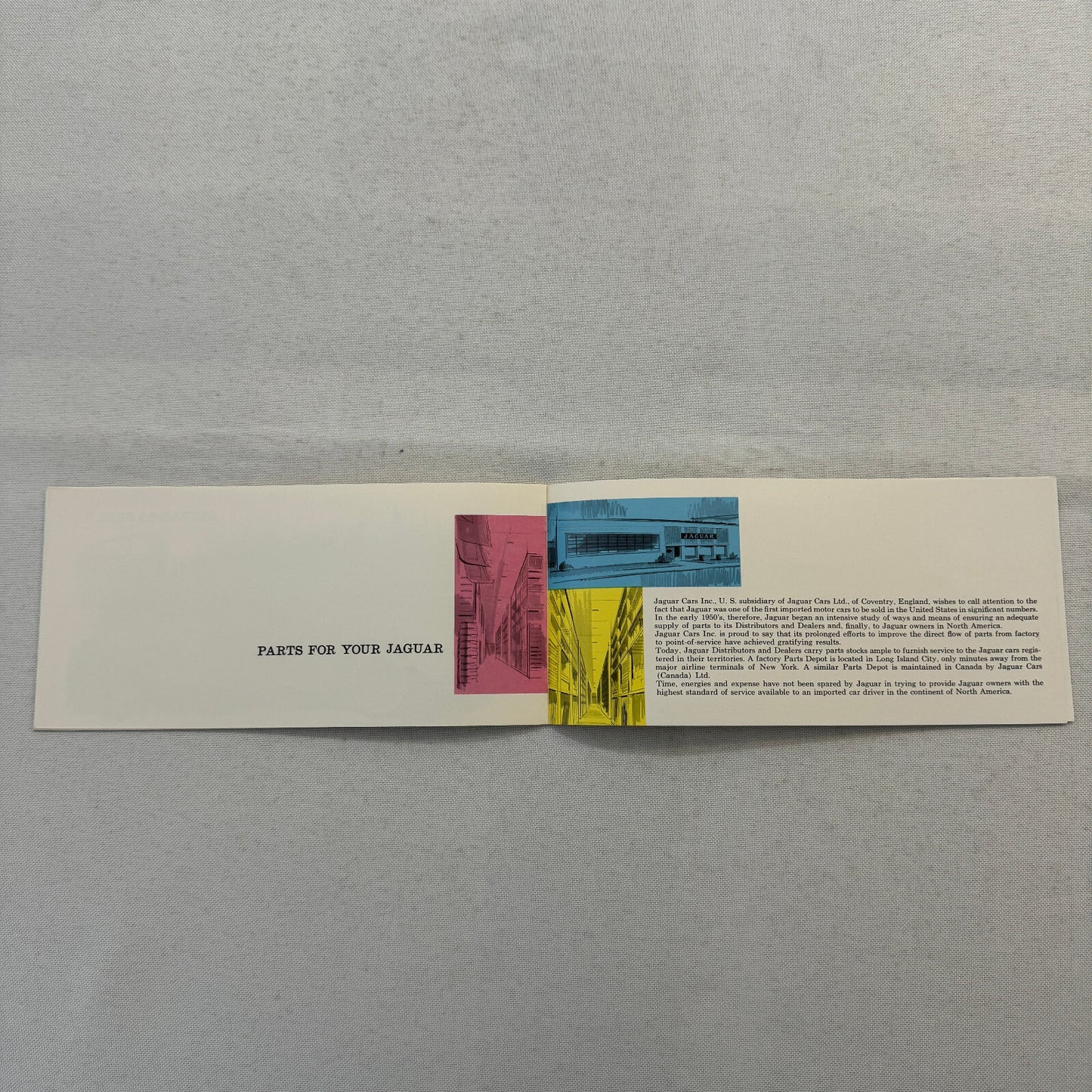 Jaguar Sales Brochure Catalog Advertising E-Type EType XK-E Roadster Mark IX 3.8