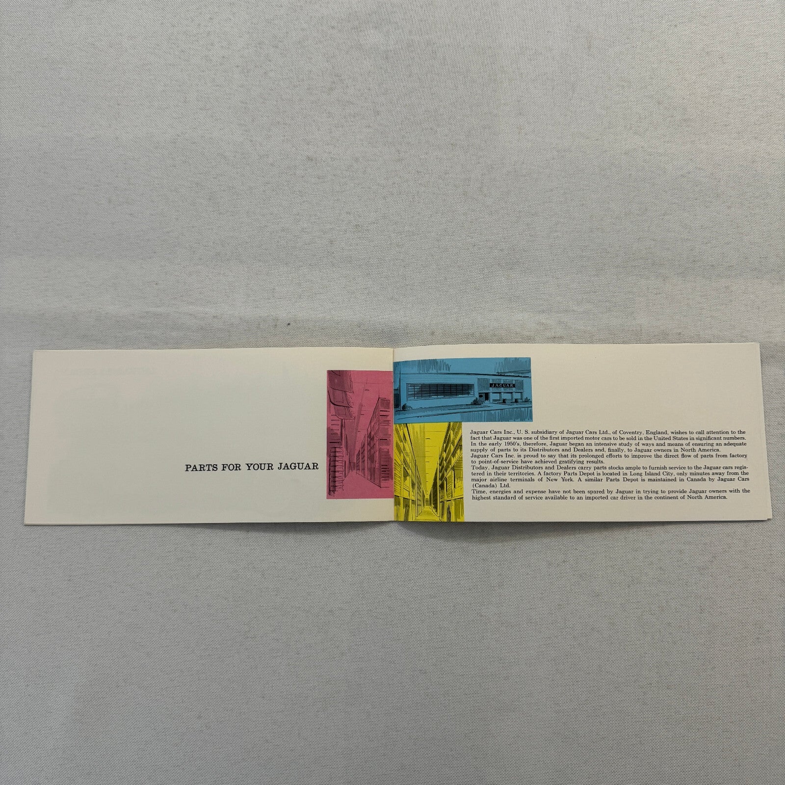 Jaguar Sales Brochure Catalog Advertising E-Type EType XK-E Roadster Mark IX 3.8