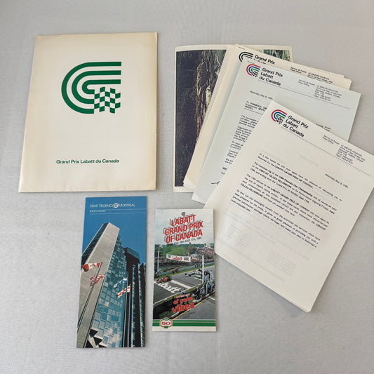 1984 Labatt Montreal Canadian Grand Prix F1 Formula One Press Kit Brochure