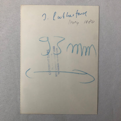 Vintage Indy Indianapolis Racing Photograph Johnny Rutherford 1980 DPPI