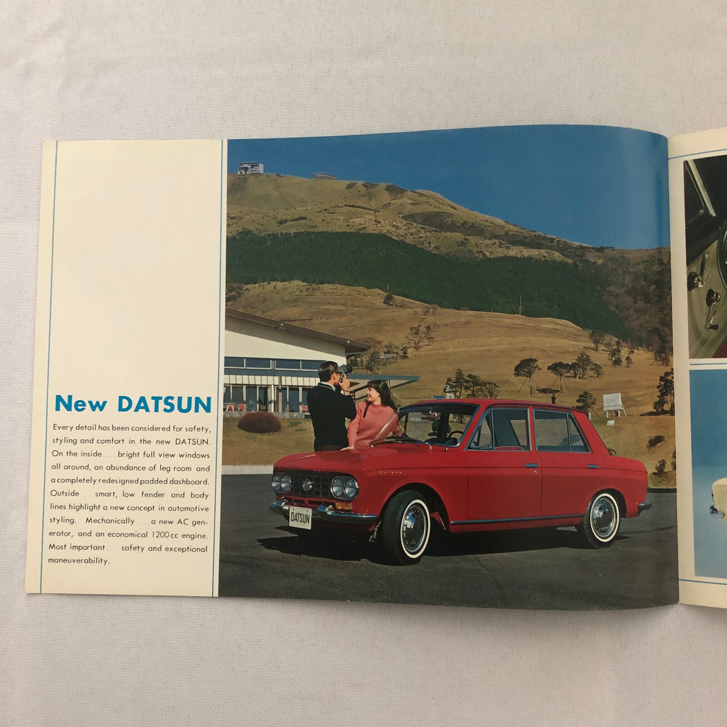 1964 Datsun Car Sales Brochure Catalog Advertising