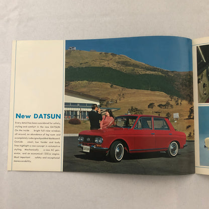 1964 Datsun Car Sales Brochure Catalog Advertising