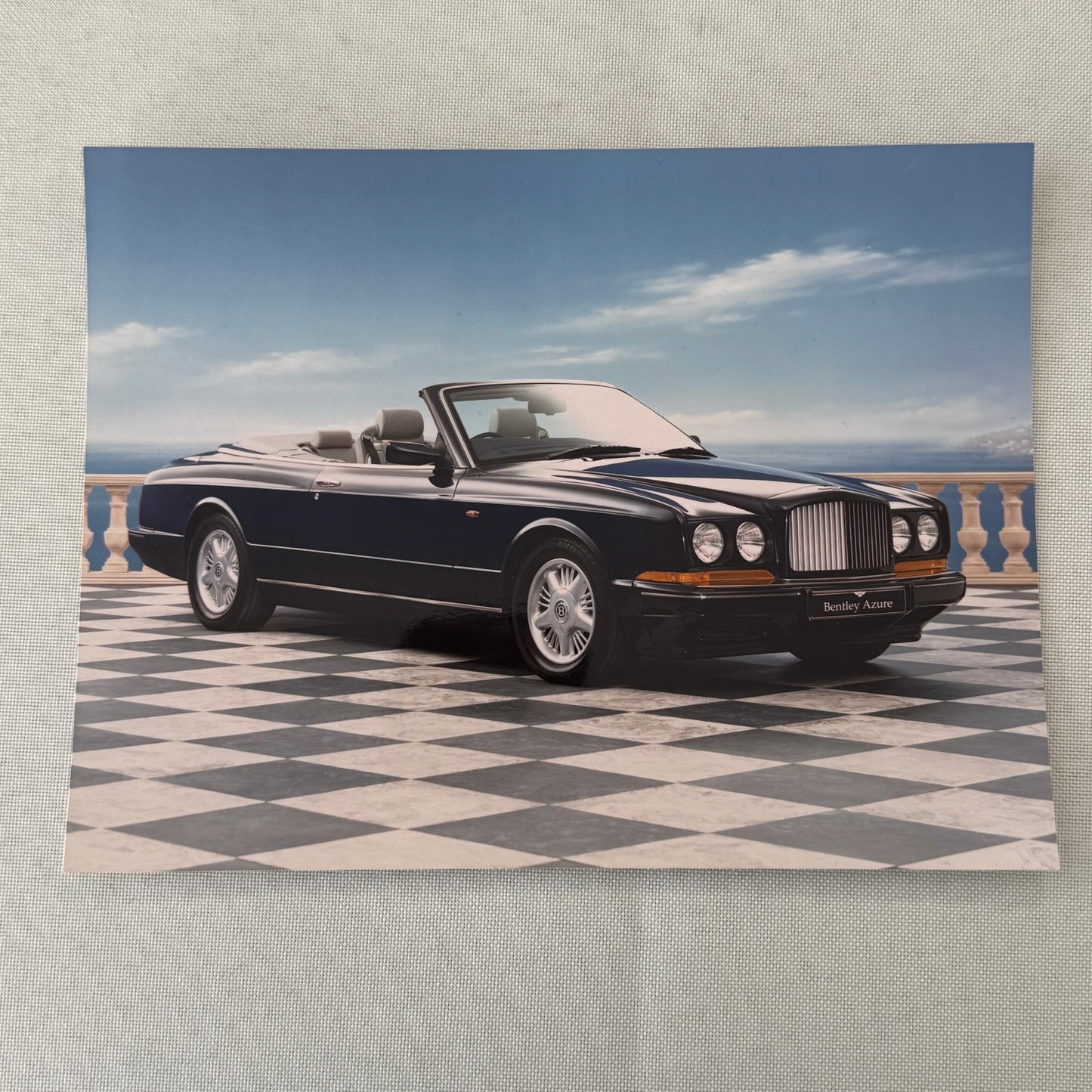 Bentley Azure Convertible Factory Press Photo Photograph Print