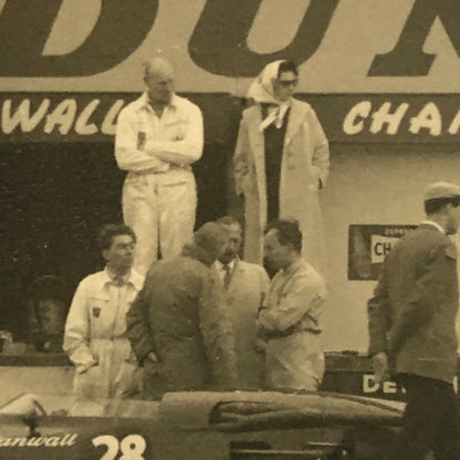Vintage Car Racing Photo Photograph Print - Silverstone Race Track 