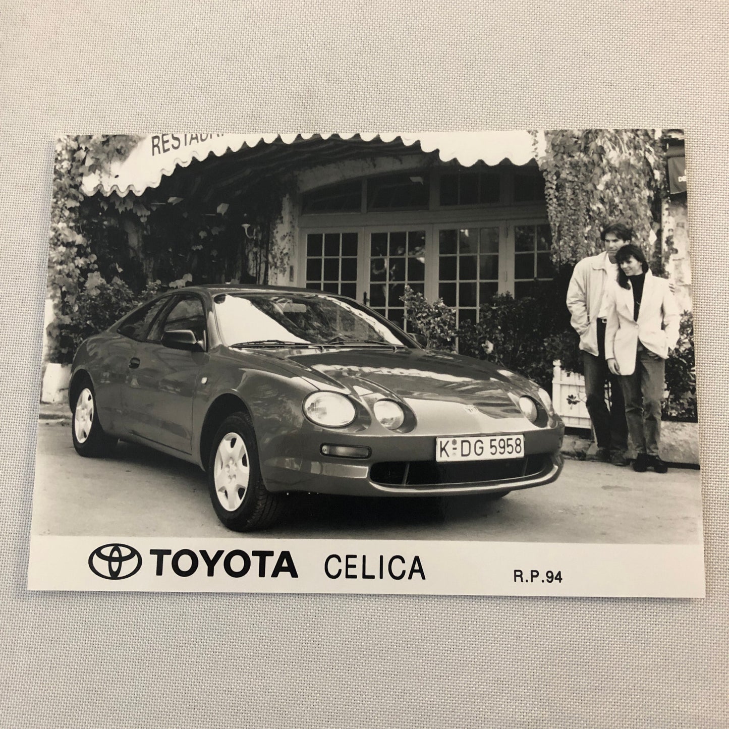 Toyota Celica Car Factory Press Photo Photograph Print