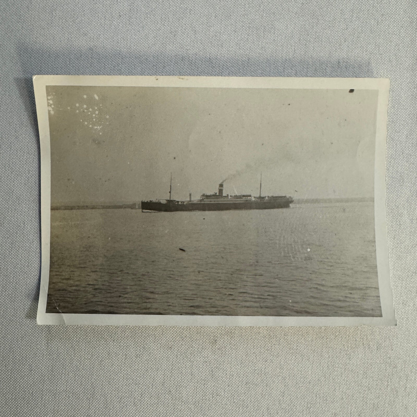 Vintage Boat Ship Photo Photograph Print