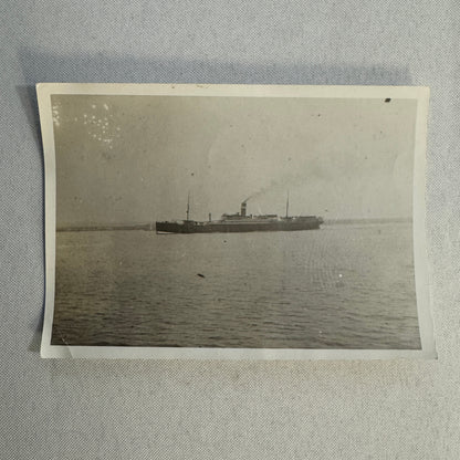 Vintage Boat Ship Photo Photograph Print